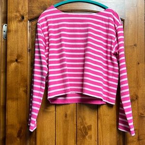 J Crew cropped boatneck